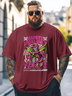 Hardaddy x Muhammad Ilyas Saputro Big Size Men's Art Skull Gundam Loose T-shirt