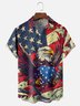 Moisture-wicking American Eagle Chest Pocket National Patriotic Shirt