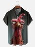 Moisture-wicking Rooster Chest Pocket Casual Shirt