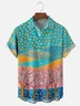 Hardaddy X Artist Kathleen Shimmield Landscape Cherry Blossom Tree Chest Pocket Hawaiian Shirt