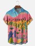 Hardaddy X Artist Kathleen Shimmield Moisture-wicking Landscape Cactus Chest Pocket Hawaiian Shirt