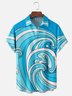 Hardaddy X Artist Stephen Wade Moisture-wicking Art Wave Chest Pocket Hawaiian Shirt