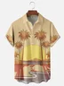Hardaddy X Artist Stephen Wade Moisture-wicking Palm Tree Chest Pocket Hawaiian Shirt