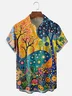 Hardaddy X Artist Kathleen Shimmield Moisture-wicking Landscape Forest Chest Pocket Hawaiian Shirt
