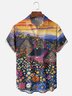 Hardaddy X Artist Kathleen Shimmield Moisture-wicking Landscape Forest Chest Pocket Hawaiian Shirt