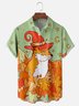 Hardaddy X Artist Stephen Wade Moisture-wicking Magic Fox Chest Pocket Hawaiian Shirt