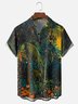 Hardaddy X Artist Kathleen Shimmield Moisture-wicking Tropical Palm Chest Pocket Hawaiian Shirt
