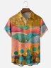 Hardaddy X Artist Kathleen Shimmield Moisture-wicking Landscape Forest Chest Pocket Hawaiian Shirt
