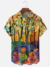Hardaddy X Artist Kathleen Shimmield Moisture-wicking Landscape Forest Chest Pocket Hawaiian Shirt