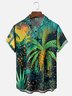 Hardaddy X Artist Kathleen Shimmield Moisture-wicking Landscape Palm Chest Pocket Hawaiian Shirt
