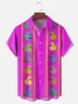 Hardaddy X Coffee Man Moisture Wicking Funny Duck Chest Pocket Bowling Shirt