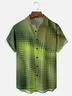 Moisture-wicking Dreamy Abstract Gradient Art Chest Pocket Casual Shirt