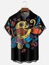 Hardaddy X Artist Walmazan Moisture-wicking Mexican Skull Chest Pocket Hawaiian Shirt