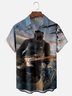 Moisture Wicking Rock Chimp Chest Pocket Hawaiian Shirt