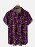 Moisture Wicking Ombre Snake Leaf Chest Pocket Hawaiian Shirt