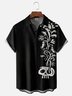 Hardaddy X Artist Walmazan Moisture-wicking Mexican Skull Chest Pocket Hawaiian Shirt