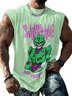 Hardaddy X Artist Muhammad Ilyas Saputro Mens Crewneck Tank Tops Japan Gundam Sleeveless T-Shirt