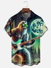 Moisture-wicking Bigfoot Rock Festival Chest Pocket Hawaiian Shirt