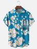 Moisture Wicking Dalmatian Chest Pocket Hawaiian Shirt