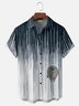 Moisture Wicking Star Chest Pocket Hawaiian Shirt