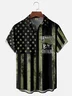 Moisture Wicking US Armored Cavalry Chest Pocket Hawaiian Shirt