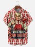 Moisture Wicking Lobster Festival Trump Chest Pocket Hawaiian Shirt