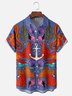 Hardaddy x Janet Johnson Moisture-wicking Art Undersea World Fish Chest Pocket Casual Shirt