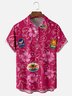 Moisture Wicking Hawaiian Floral Japanese Chest Pocket Hawaiian Shirt