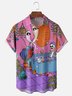 Hardaddy X Artist Janet Johnson Moisture Wicking Abstract Art Chest Pocket Hawaiian Shirt