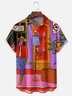 Hardaddy X Artist Janet Johnson Moisture Wicking Abstract Art Chest Pocket Hawaiian Shirt