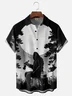 Moisture Wicking Smoking Bigfoot Beer Chest Pocket Hawaiian Shirt