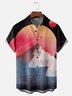 Hardaddy x Stephen Wade Moisture Wicking Abstract Art Geometric Chest Pocket Hawaiian Shirt