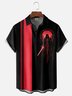 Moisture-wicking Star Universe Chest Pocket Bowling Shirt