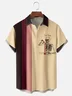 Hardaddy x Kimprut Imut Moisture wicking Retro Fun Skull Chest Pocket Hawaiian Shirt