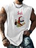Hardaddy X Artist Kimprut Imut Mens Crewneck Tank Tops Sushi Soy Beach Sleeveless Shirt