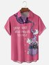 Hardaddy x Kimprut Imut Moisture Wicking Skull Lettering Chest Pocket Hawaiian Shirt