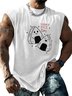 Hardaddy X Artist Kimprut Imut Mens Crewneck Tank Tops Japanese Rice Balls Beach Sleeveless Shirt