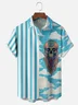 Hardaddy x Yunus Appak Moisture Wicking Artistic Abstract Skull Cloud Chest Pocket Hawaiian Shirt