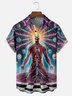 Hardaddy x Yunus Appak Moisture-wicking Magic Figure Abstract Art Chest Pocket Casual Shirt