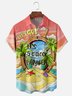 Moisture-wicking Palm Tree Its 5 O'Clock Everywhere Chest Pocket Hawaiian Shirt