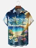 Moisture-wicking Tropical Retirement Get A Life Chest Pocket Hawaiian Shirt