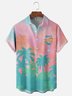 Hardaddy X Kimprut Imut Moisture-wicking Sloth Cocktail Chest Pocket Hawaiian Shirt