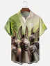 Moisture Wicking Funny Donkey Chest Pocket Hawaiian Shirt