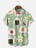 Hardaddy X Kimprut Imut Moisture-wicking Japanese Rice Balls Chest Pocket Resort Shirt