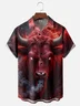 Moisture Wicking Cow Chest Pocket Hawaiian Shirt