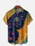 Synthetic Waveforms x Hardaddy Moisture-wicking Skull Butterfly Chest Pocket Hawaiian Shirt
