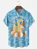 Hardaddy x Contatoeoli Studio Moisture Wicking Duck Chest Pocket Hawaiian Shirt
