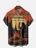 Moisture Wicking Bigfoot Hot Dog Sausage Chest Pocket Hawaiian Shirt
