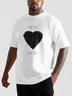 Hardaddy X Balazs Solti Men's Heart Short Sleeve T-shirt Graphic Tee