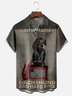 Moisture-wicking Hard Rock Dachshund Dog Chest Pocket Casual Shirt